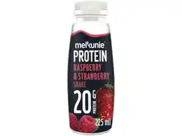 Hoogvliet Melkunie Protein framboos & aardbei shake aanbieding