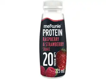 Hoogvliet Melkunie Protein framboos & aardbei shake aanbieding