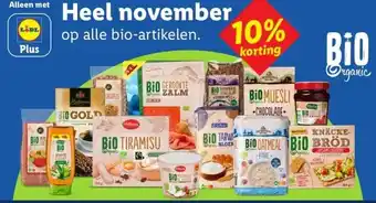 Lidl alle bio-artikelen. aanbieding