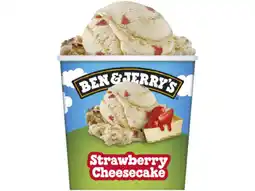 Hoogvliet Ben & Jerry's Strawberry cheesecake aanbieding