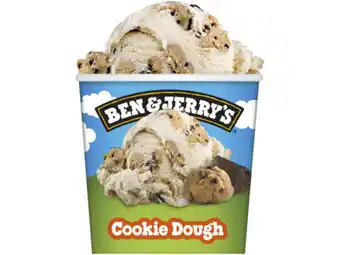 Hoogvliet Ben & Jerry's Cookie dough aanbieding