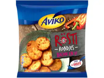 Hoogvliet Aviko Röstirondjes bacon & ui aanbieding