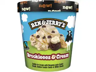 Hoogvliet Ben & Jerry's Brookies & cream aanbieding