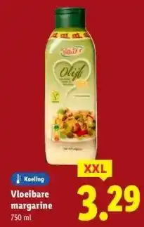 Lidl Vloeibare margarine aanbieding