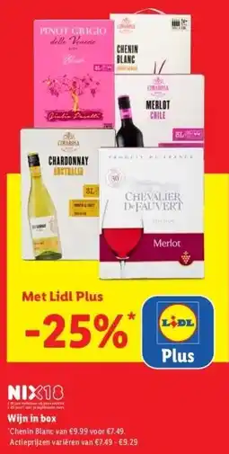 Lidl Wijn in box aanbieding