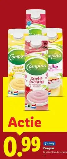 Lidl Campina aanbieding