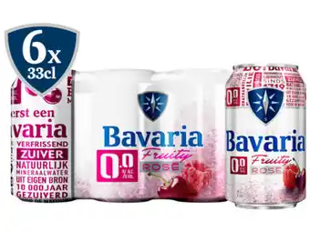 Hoogvliet Bavaria Fruity rose 0.0% aanbieding