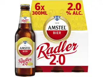 Hoogvliet Amstel Radler Citroen Bier Fles 6-pack aanbieding
