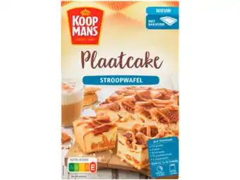 Hoogvliet Koopmans Plaatcake stroopwafel aanbieding