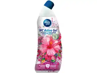 Hoogvliet Ambi Pur Toiletreiniger active gel hibiscus aanbieding