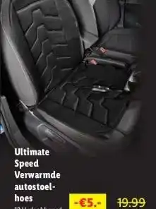 Lidl Ultimate Speed Verwarmde autostoel-hoes aanbieding