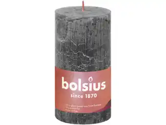 Hoogvliet Bolsius Stompkaars antraciet aanbieding