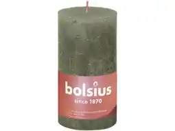 Hoogvliet Bolsius Stopkaars olijfgroen 13cm aanbieding