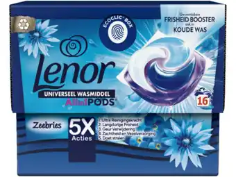Hoogvliet Lenor All-in 1 pods zeebries aanbieding