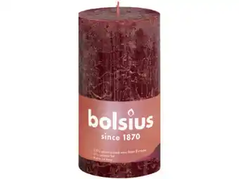 Hoogvliet Bolsius Stopkaars bordeaux 13 cm aanbieding