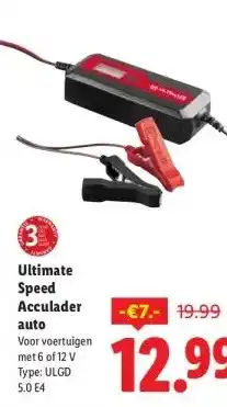 Lidl Ultimate Speed Acculader aanbieding