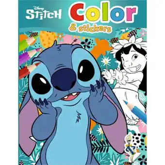 Intertoys Disney Stitch Color kleurboek & stickers aanbieding