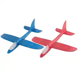 Intertoys Foam vliegtuigje met licht aanbieding