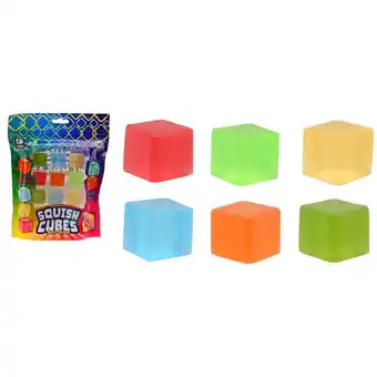 Intertoys Anti-stress squeez kubussen - 12 stuks aanbieding