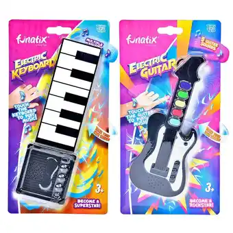 Intertoys Funatix elektronische gitaar en piano aanbieding