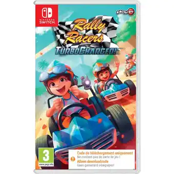 Intertoys Rally Racers Turbocharged - code in a box Nintendo Switch aanbieding