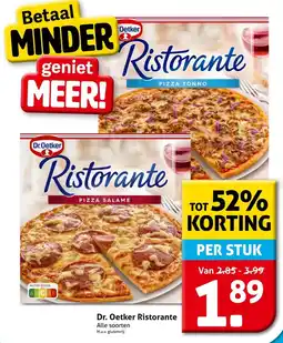Hoogvliet Dr. Oetker Ristorante aanbieding