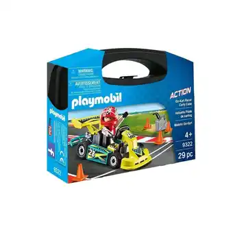 Intertoys PLAYMOBIL Action Go-Kart Racer meeneemkoffer 9322 aanbieding