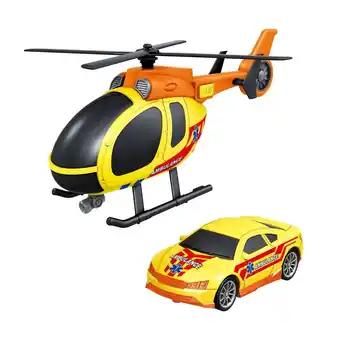 Intertoys Ambulanceset met auto en helikopter aanbieding