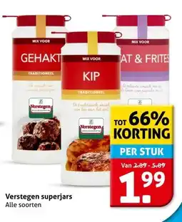 Hoogvliet Verstegen superjars aanbieding