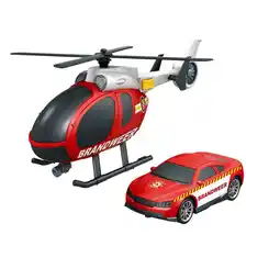 Intertoys Brandweerset auto en helikopter aanbieding