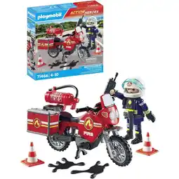 Intertoys PLAYMOBIL Action Heroes brandweer op de plaats van het ongeval 71466 aanbieding