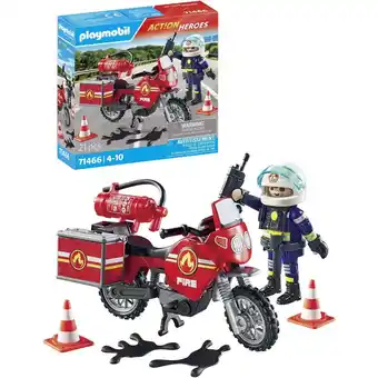 Intertoys PLAYMOBIL Action Heroes brandweer op de plaats van het ongeval 71466 aanbieding