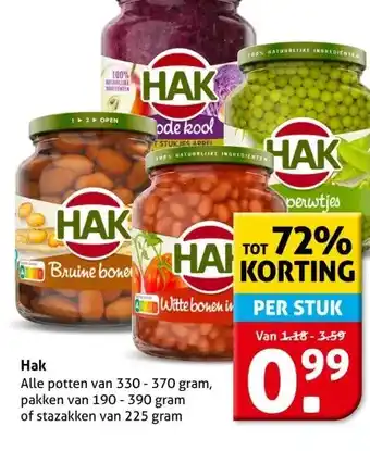 Hoogvliet Hak aanbieding