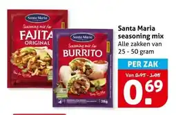 Hoogvliet Santa Maria seasoning mix aanbieding