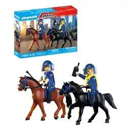 Intertoys PLAYMOBIL City Action politie te paard 71877 aanbieding