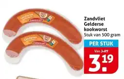Hoogvliet Zandvliet Gelderse kookworst aanbieding