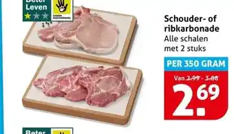 Hoogvliet Schouder-of ribkarbonade aanbieding