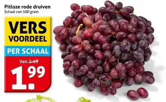 Hoogvliet Pitloze rode druiven aanbieding