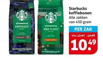 Hoogvliet Starbucks koffiebonen aanbieding