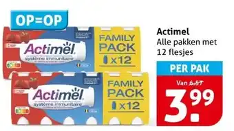 Hoogvliet Actimel aanbieding