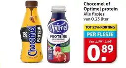 Hoogvliet Chocomel of Optimel protein aanbieding