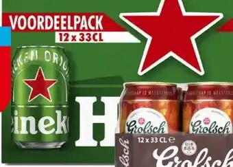 Hoogvliet Heineken blikkoffer aanbieding