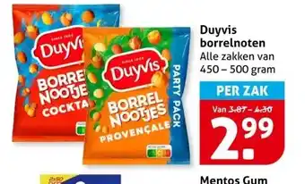 Hoogvliet Duyvis borrelnoten aanbieding