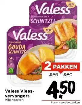 Vomar Voordeelmarkt Valess Vlees- vervangers aanbieding
