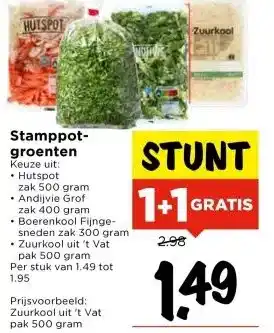 Vomar Voordeelmarkt Stamppotgroenten aanbieding