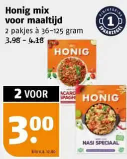 Poiesz Honig mix voor maaltijd aanbieding