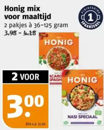 Poiesz Honig mix voor maaltijd aanbieding