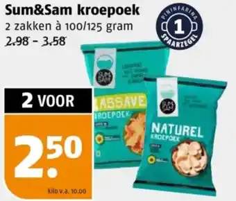Poiesz Sum&Sam kroepoek aanbieding