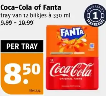 Poiesz Coca Cola of Fanta aanbieding