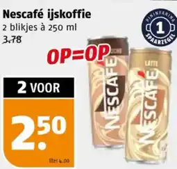 Poiesz Nescafé ijskoffie aanbieding